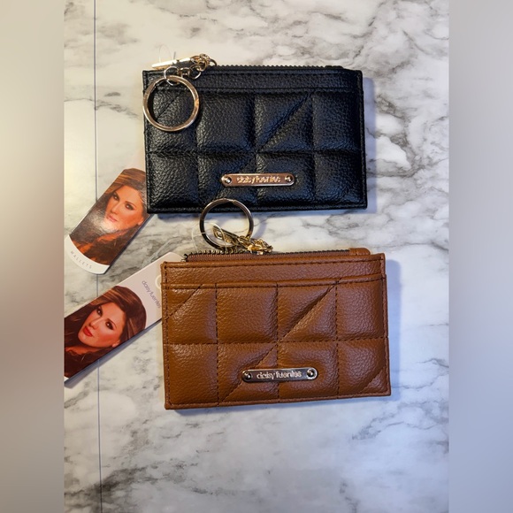 Daisy Fuentes Accessories - Bundle of 2  card holders Black and brown, new with tag, by Daisy fuetes